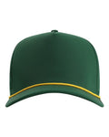 Imperial 5054 The Wrightson Cap - Forest Green/ Gold - front