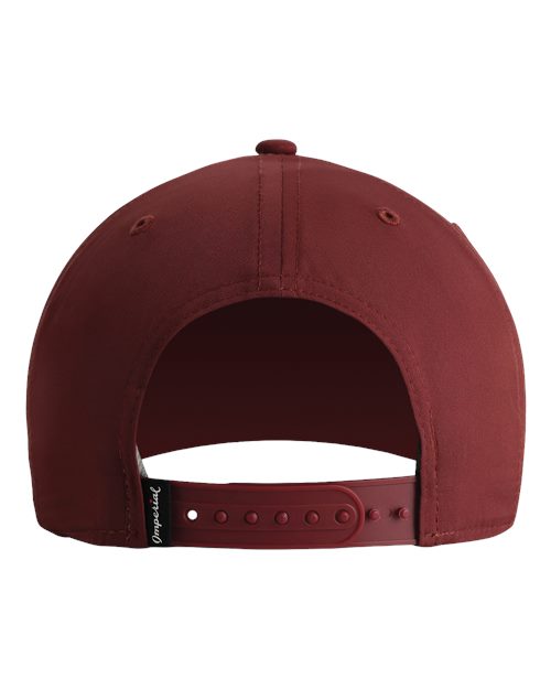 Imperial 5054 The Wrightson Cap - Black Cherry/ Deep Gold - back