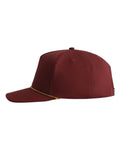 Imperial 5054 The Wrightson Cap - Black Cherry/ Deep Gold - side