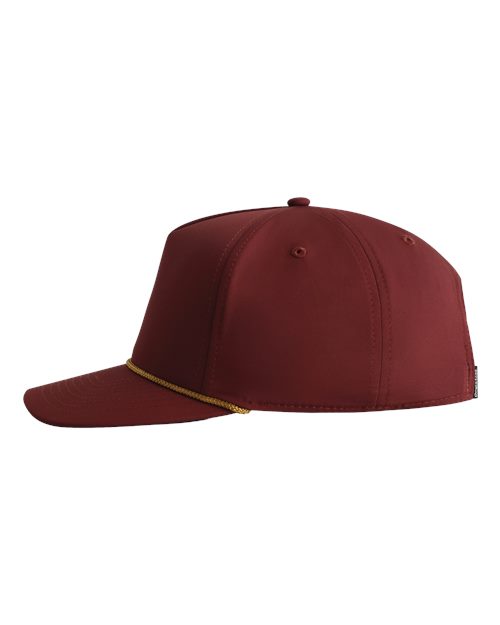 Imperial 5054 The Wrightson Cap - Black Cherry/ Deep Gold - side