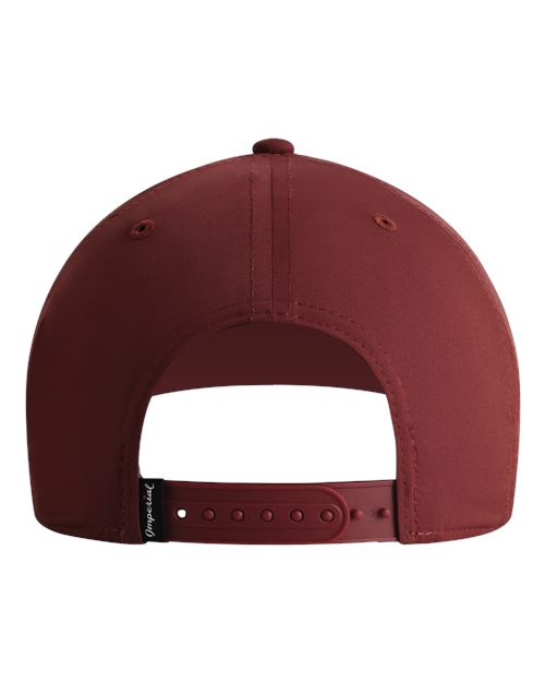 Imperial 7054 The Wingman Cap - Black Cherry/ Deep Gold - back