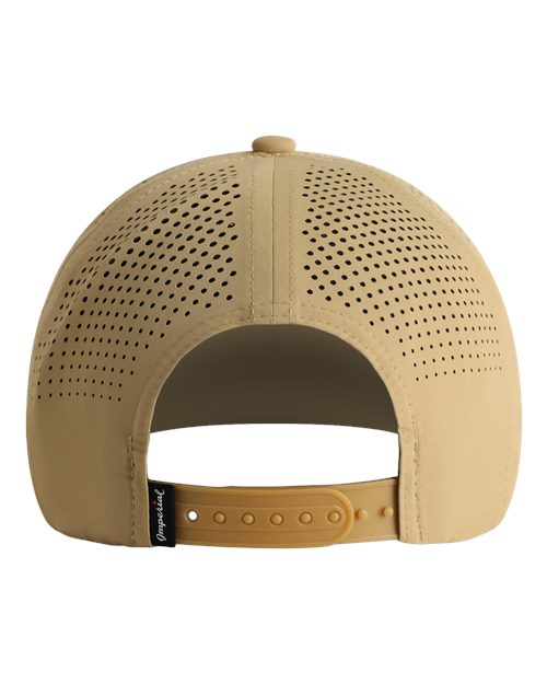 Imperial 7068 The Ironclad Recycled Perforated Cap - Deep Gold - back