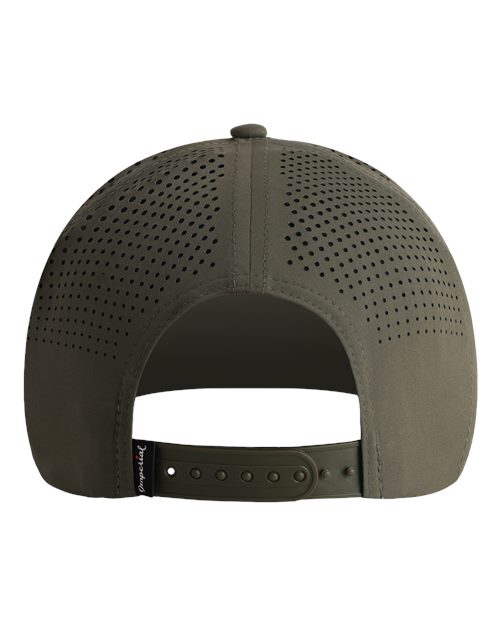 Imperial 7068 The Ironclad Recycled Perforated Cap - Olive Green - back