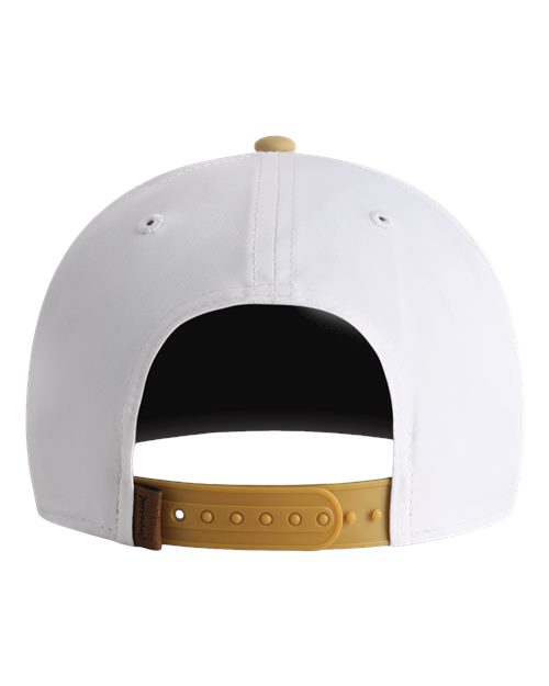 Imperial 5054U The Harrison Cap - White/ Deep Gold-Deep Gold - back