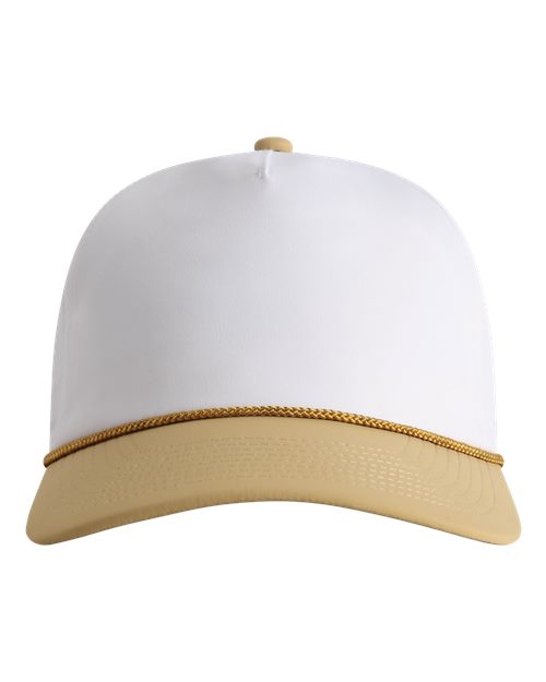Imperial 5054U The Harrison Cap - White/ Deep Gold-Deep Gold - front