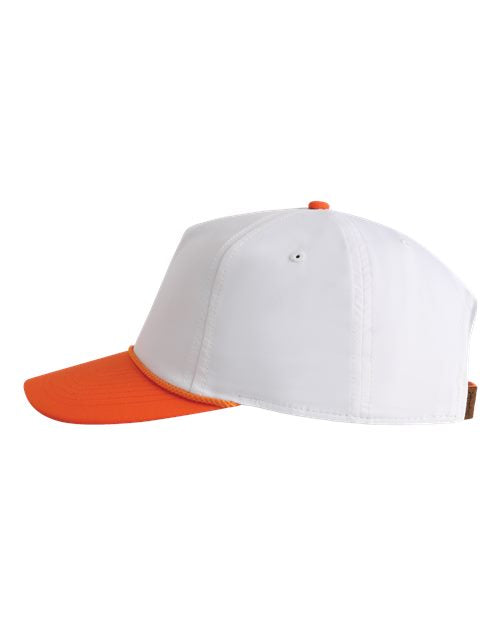 Imperial 5054U The Harrison Cap - White/ Orange-Orange - side