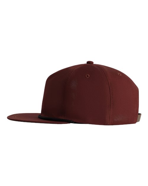 Imperial DNA001 The Original Rope Five-Panel Cap - Black Cherry/ Black - side