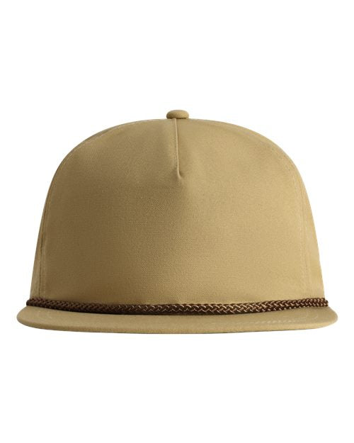 Imperial DNA001 The Original Rope Five-Panel Cap - Deep Gold/ Brown - front