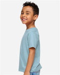 Rabbit Skins 3321 Toddler Fine Jersey Tee - Arctic - model side