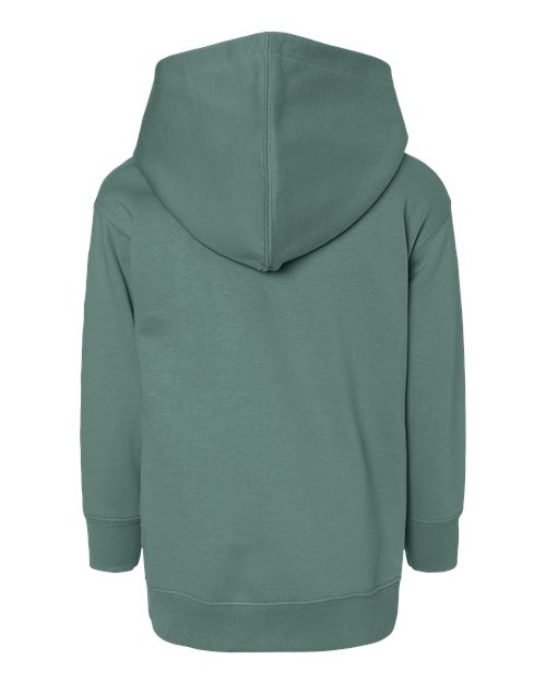 Rabbit Skins 3326 Toddler Pullover Fleece Hoodie - Basil - back