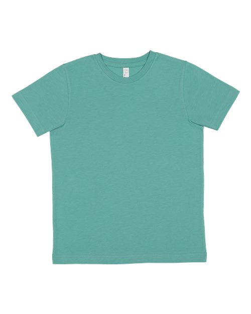 LAT 6101 Youth Fine Jersey Tee - Vintage Saltwater - front