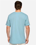 LAT 6901 Unisex Fine Jersey Tee - Arctic - model back