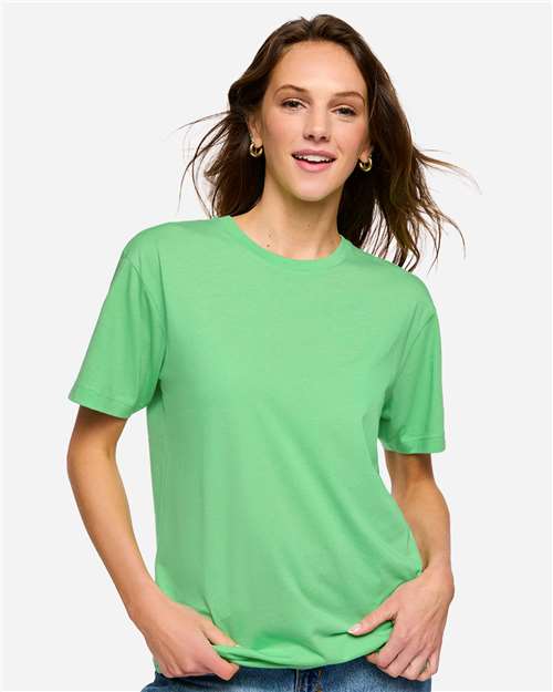 LAT 6901 Unisex Fine Jersey Tee - Vintage Meadow - model front