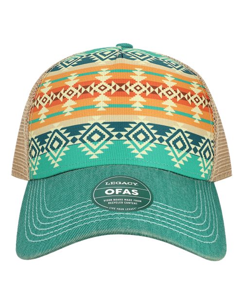 LEGACY OFAFP Old Favorite Five-Panel Trucker Cap - Navajo - front