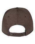 Pukka 7001P Tradesman Hybrid Six-Panel Cap - Brown - back