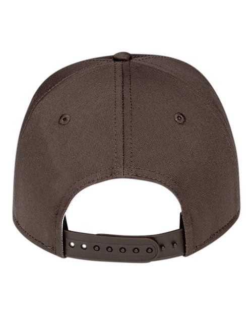 Pukka 7001P Tradesman Hybrid Six-Panel Cap - Brown - back