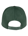 Pukka 7001P Tradesman Hybrid Six-Panel Cap - Forest Green - back