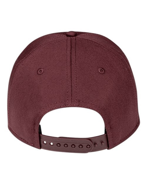Pukka 7001P Tradesman Hybrid Six-Panel Cap - Maroon - back