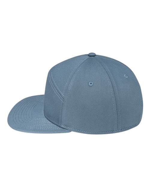 Pukka 7001P Tradesman Hybrid Six-Panel Cap - Shale Blue - side