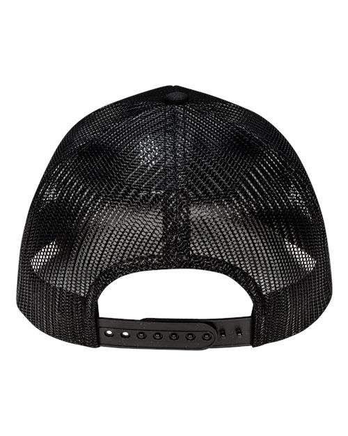 Pukka 6101M Charter Six-Panel Cap - Black - back