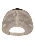 Pukka 6101M Charter Six-Panel Cap - Brown/ Khaki - back