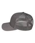 Pukka 6101M Charter Six-Panel Cap - Charcoal - side