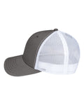Pukka 6101M Charter Six-Panel Cap - Charcoal/ White - side