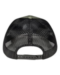 Pukka 6101M Charter Six-Panel Cap - Olive Green/ Black - back