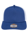 Pukka 6101M Charter Six-Panel Cap - Royal/ White - front