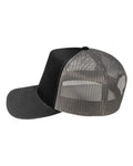 Pukka 5000M Rudder Five-Panel Cap - Black/ Charcoal - side