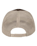Pukka 5000M Rudder Five-Panel Cap - Brown/ Khaki - back