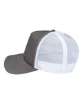 Pukka 5000M Rudder Five-Panel Cap - Charcoal/ White - side