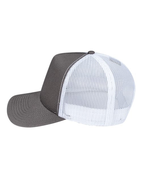 Pukka 5000M Rudder Five-Panel Cap - Charcoal/ White - side