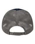 Pukka 5000M Rudder Five-Panel Cap - Navy/ Charcoal - back