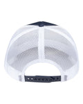 Pukka 5000M Rudder Five-Panel Cap - Navy/ White - back