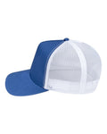 Pukka 5000M Rudder Five-Panel Cap - Royal/ White - side