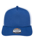 Pukka 5000M Rudder Five-Panel Cap - Royal/ White - front