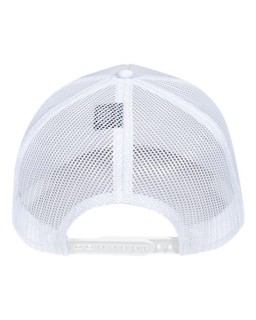 Pukka 5000M Rudder Five-Panel Cap - White - back