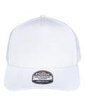 Pukka 5000M Rudder Five-Panel Cap - White - front