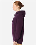 Lane Seven LS19001 Unisex Heavyweight Hoodie Sweatshirt - Plum - model side