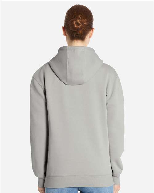 Lane Seven LS19001 Unisex Heavyweight Hoodie Sweatshirt - Moon Dust - model back