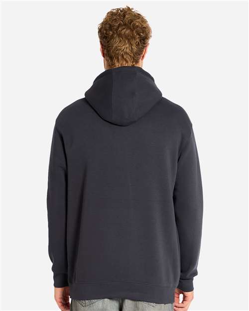 Lane Seven LS19001 Unisex Heavyweight Hoodie Sweatshirt - Smoke - model back