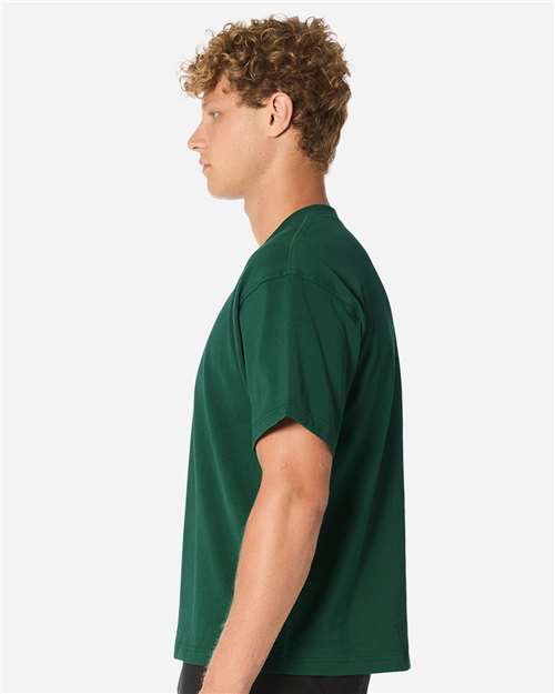 Lane Seven LS16005 Unisex Urban Heavyweight Tee - Forest Green - model side