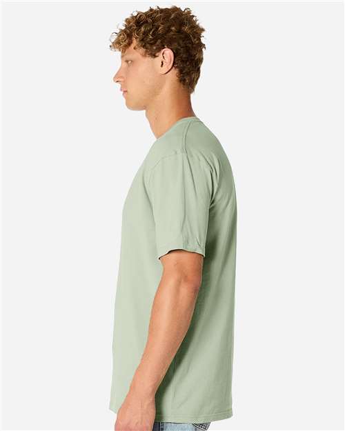 Lane Seven LS15001 Unisex Heavyweight Tee - Matcha - model side
