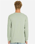 Lane Seven LS15009 Unisex Heavyweight Long Sleeve Tee - Matcha - model back