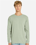 Lane Seven LS15009 Unisex Heavyweight Long Sleeve Tee - Matcha - model front