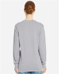 Lane Seven LS15009 Unisex Heavyweight Long Sleeve Tee - Moon Dust - model back