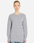 Lane Seven LS15009 Unisex Heavyweight Long Sleeve Tee - Moon Dust - model front