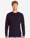 Lane Seven LS15009 Unisex Heavyweight Long Sleeve Tee - Plum - model front