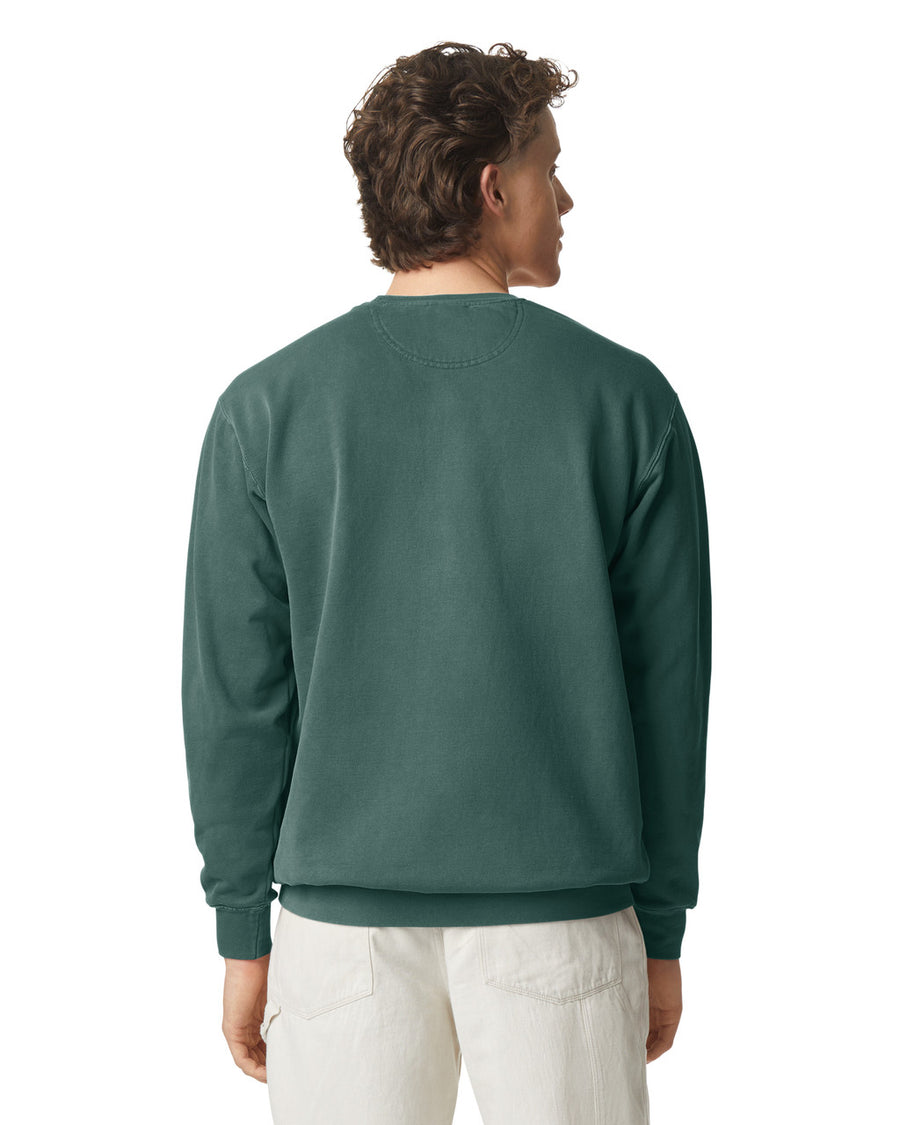 Comfort Colors 1566 Crewneck - Blue Spruce - model back